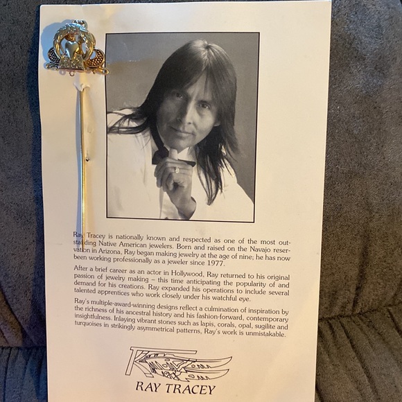 Ray Tracey 14k Pin - Picture 3 of 9